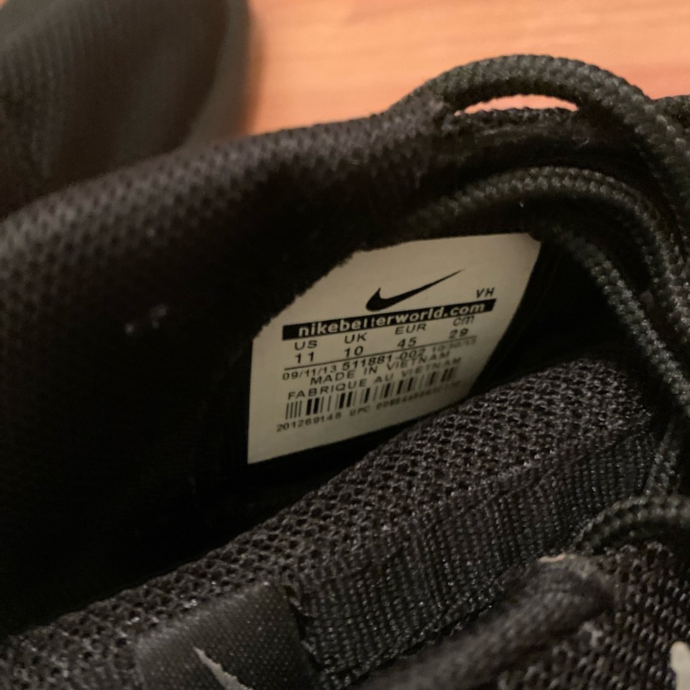 NIKE Rosherun Running Walking Shoes Women’s Size 11 Black - Picture 6 of 13